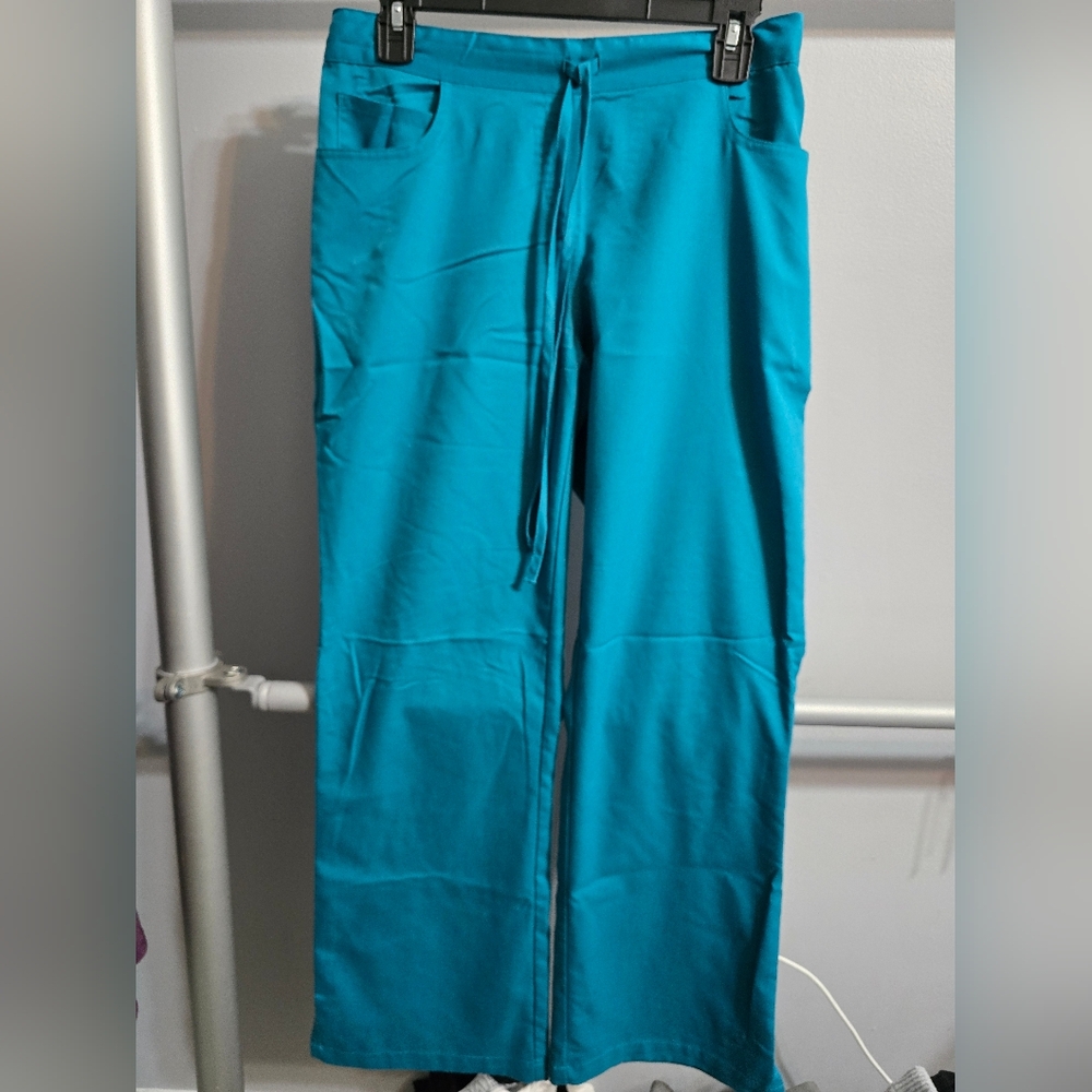 Women's Teal-Blue Scrub Pants